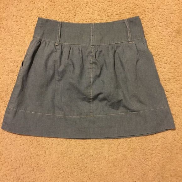 Faux Denim Skirt - Picture 6 of 7